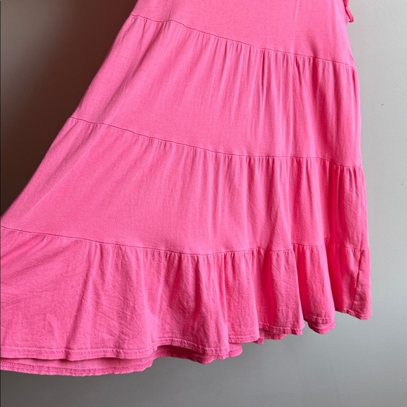 J.Crew Rose knit tiered mini dress size large - Picture 3 of 7